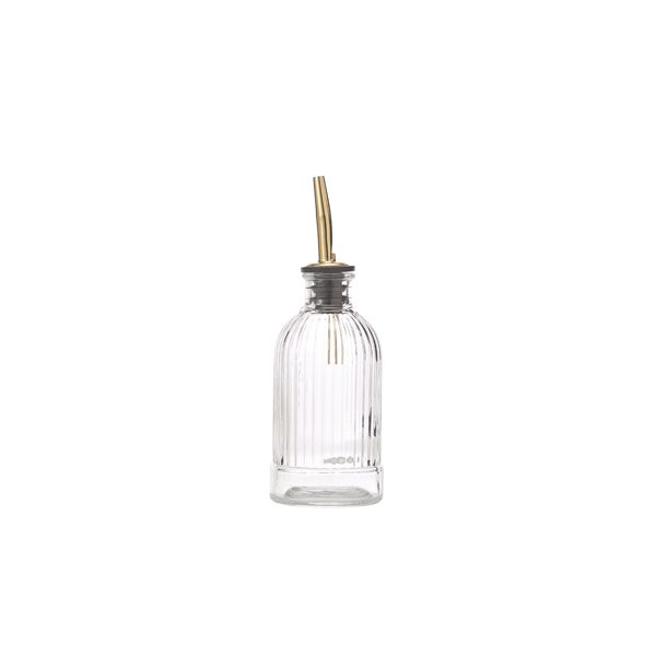 Glass Striped Bitters/Oil Bottle 22cl/7.75oz