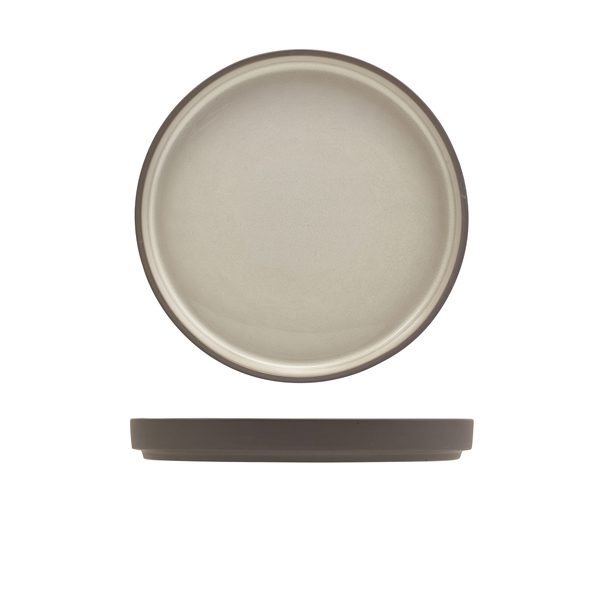 Kava Porcelain Grey Presentation Plate 20cm