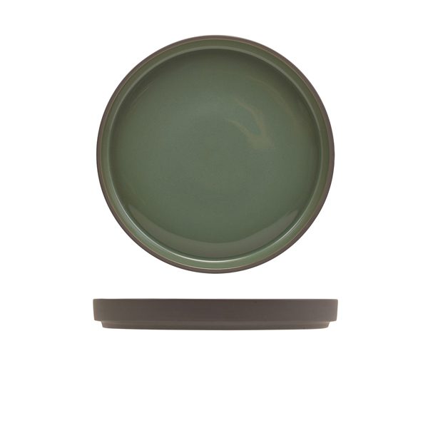 Kava Porcelain Green Presentation Plate 20cm