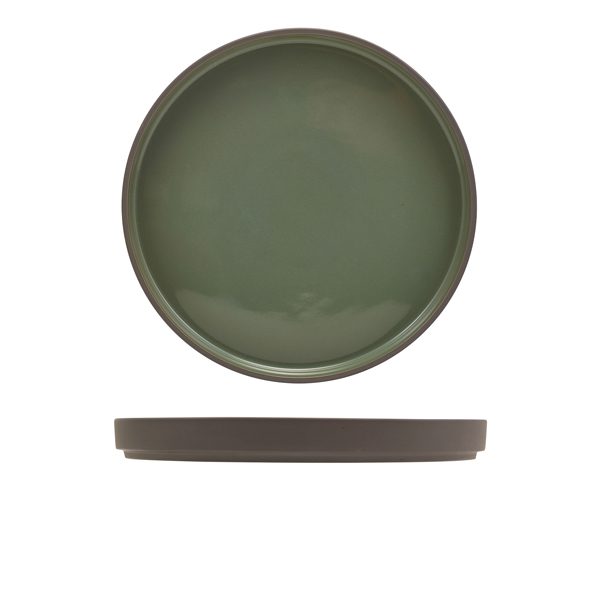 Kava Porcelain Green Presentation Plate 25cm