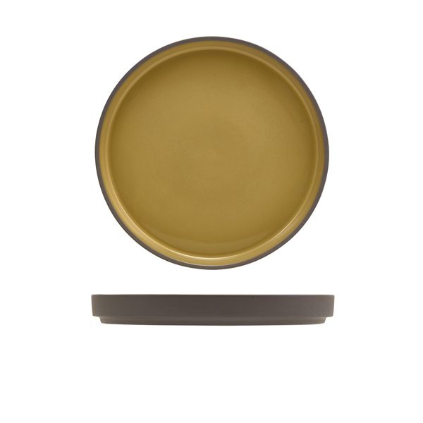 Kava Porcelain Yellow Presentation Plate 20cm