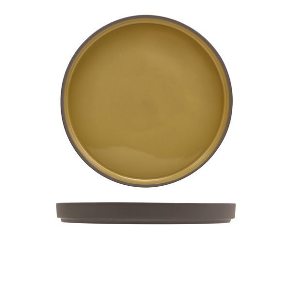 Kava Porcelain Yellow Presentation Plate 25cm