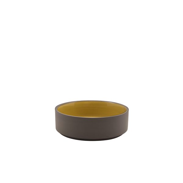 Kava Porcelain Yellow Presentation Bowl 13cm