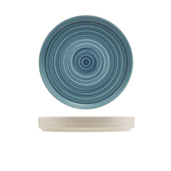 Miro Porcelain Blue Presentation Plate 20.5cm