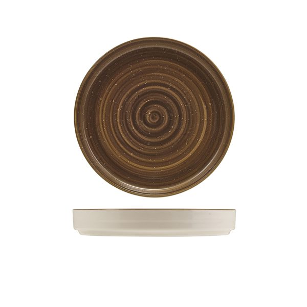 Miro Porcelain Grey Presentation Plate 18cm