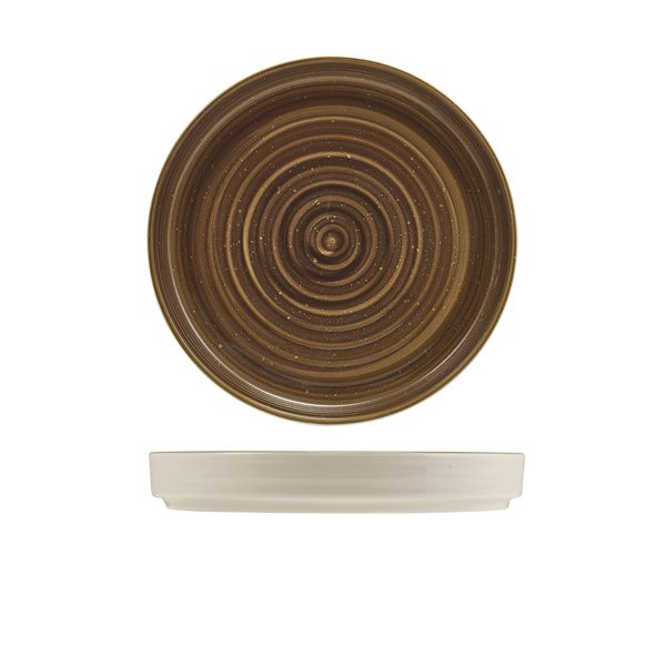 Miro Porcelain Grey Presentation Plate 20.5cm