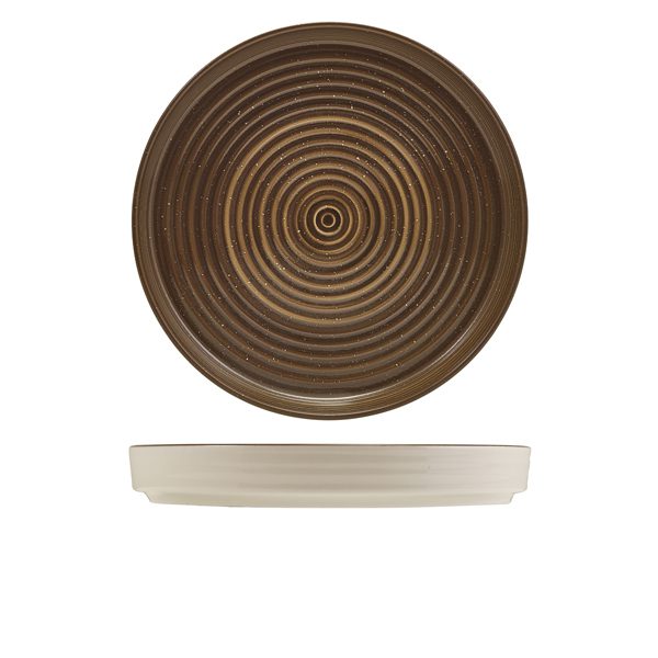 Miro Porcelain Grey Presentation Plate 26cm