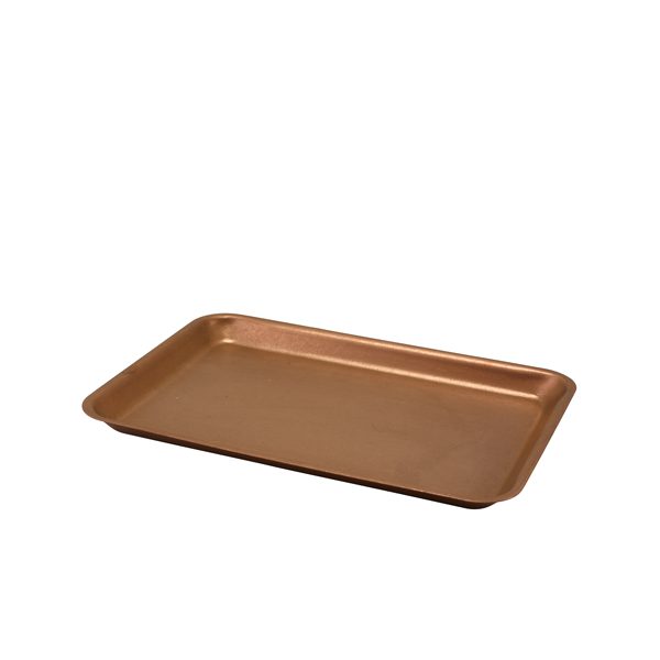 Copper Vintage Steel Tray 31.5 x 21.5cm