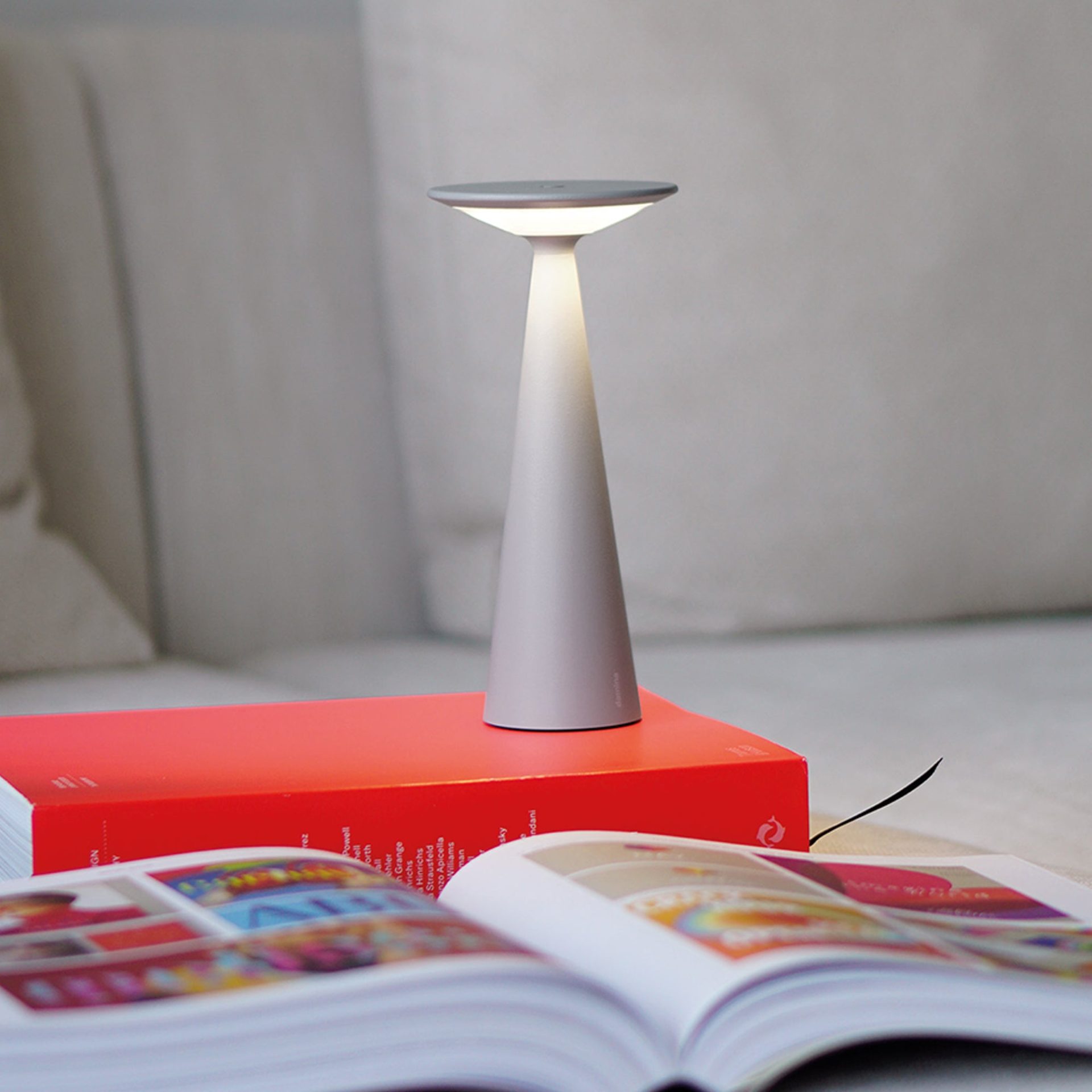 Grey Damina Table Lamp - Image 2