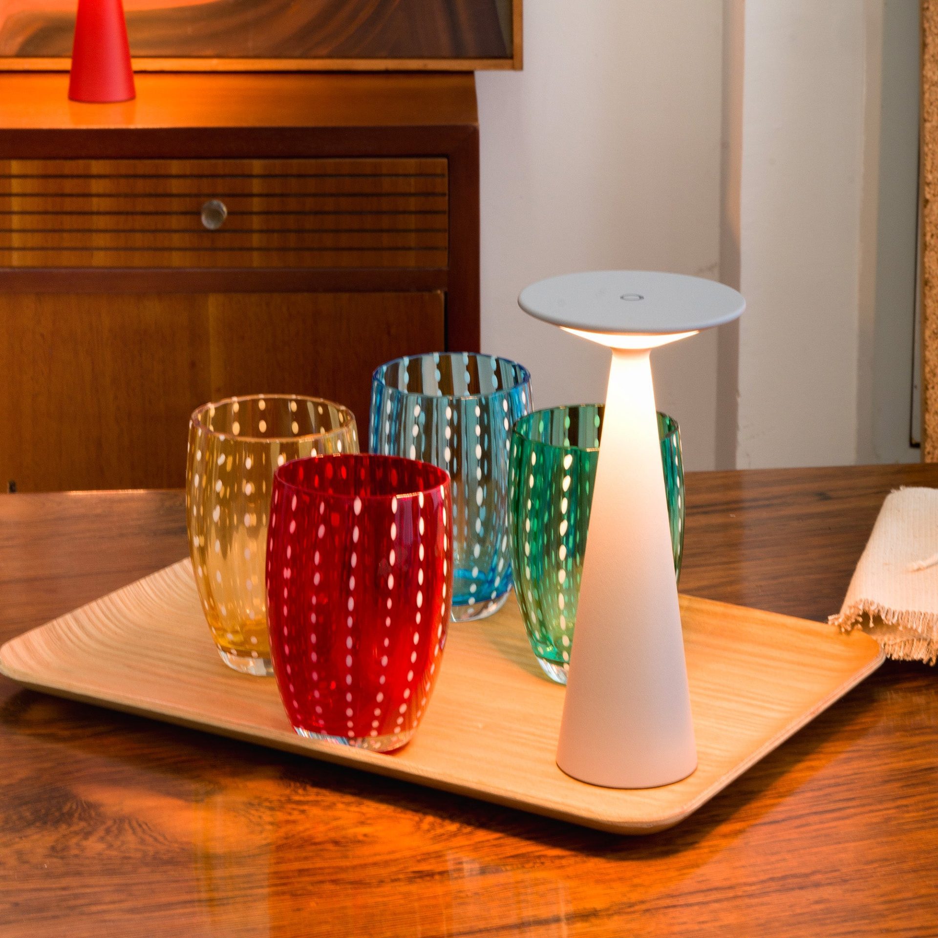 White Damina Table Lamp - Image 2